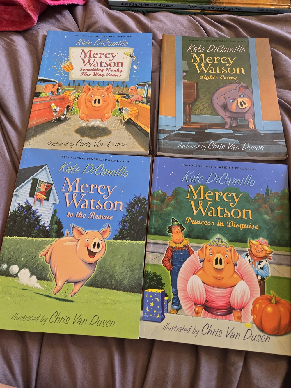 Mercy Watson 4-Book Collection - Blue & Green Covers